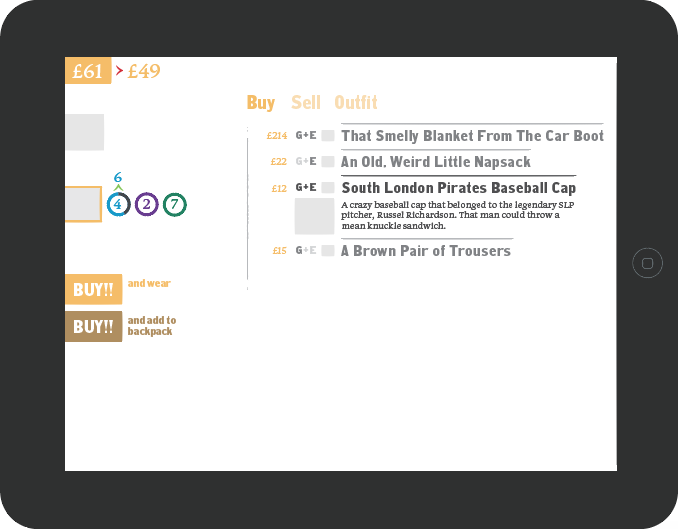 Underground Shopping UI 04