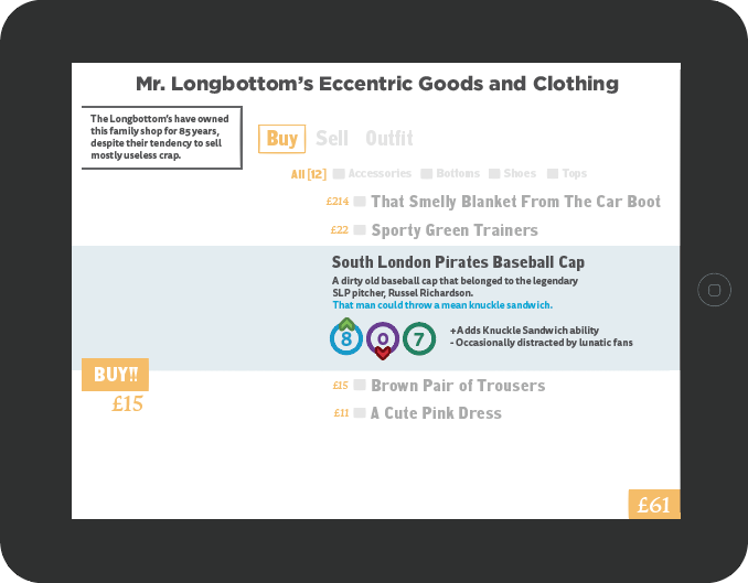 Underground Shopping UI 07